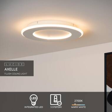 Image of Lucide Axelle LED Flush Ceiling Light