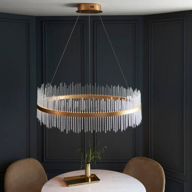 Image of Luxia Langham 890 LED Glass Chandelier