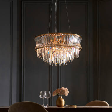 Image of Luxia Keswick Droplet Crystal Chandelier