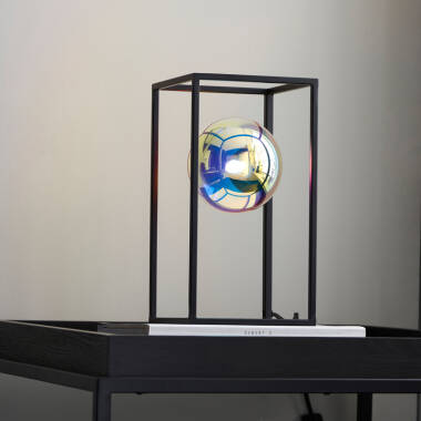 Image of Luxia Daphne Iridescent Glass Table Lamp