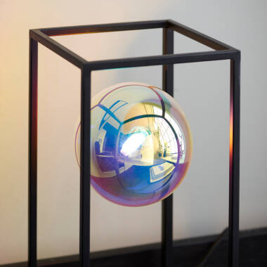 Image of Luxia Daphne Iridescent Glass Table Lamp