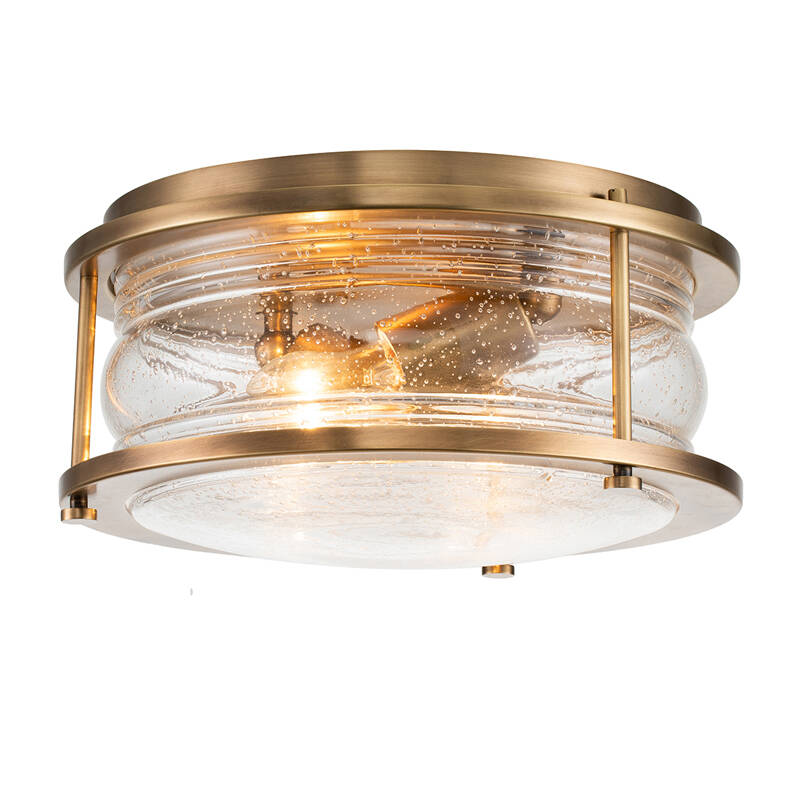 Image of Quintiesse Ashland Bay Bathroom Flush Ceiling Light