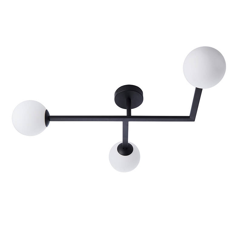 Image of Luxia Tinsley 3 Light Semi-Flush Ceiling Light