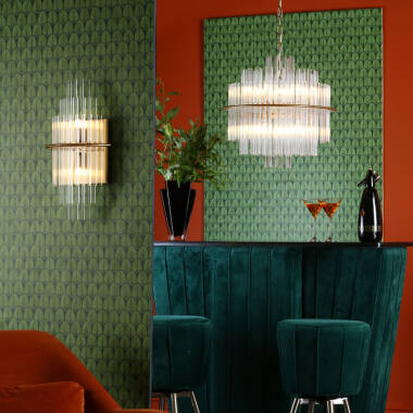 Image of Dar Lukas Flush Wall Light