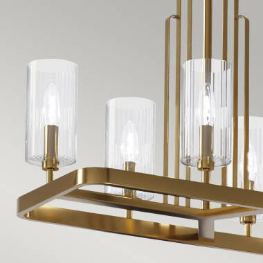 Image of Quintiesse Kimrose 10 Light Bar Ceiling Pendant