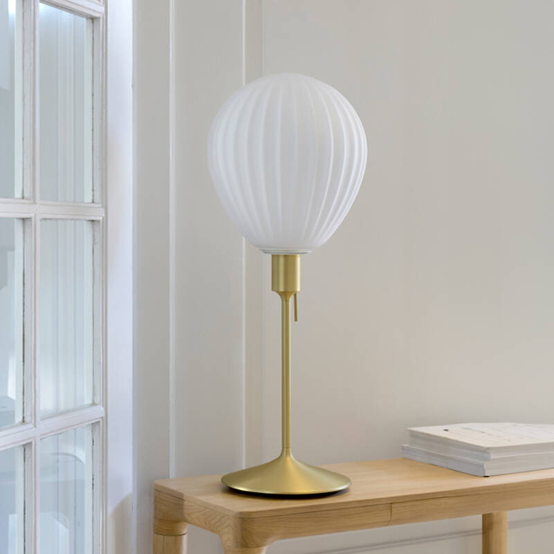 Image of Umage Champagne Table Lamp Base Only with USB Charging Port