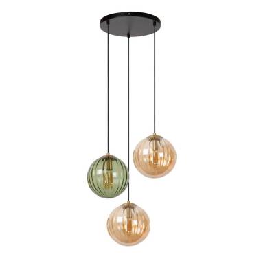 Image of Lucide Monsaraz 3 Light Glass Cluster Ceiling Pendant