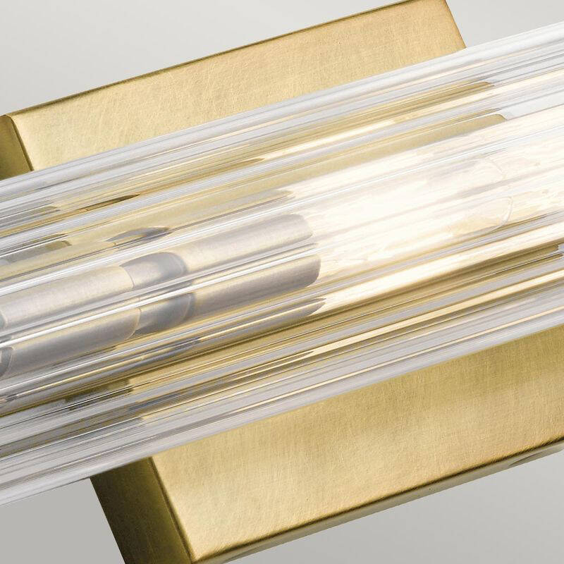 Image of Quintiesse Azores 4 Light Glass Flush Wall Light