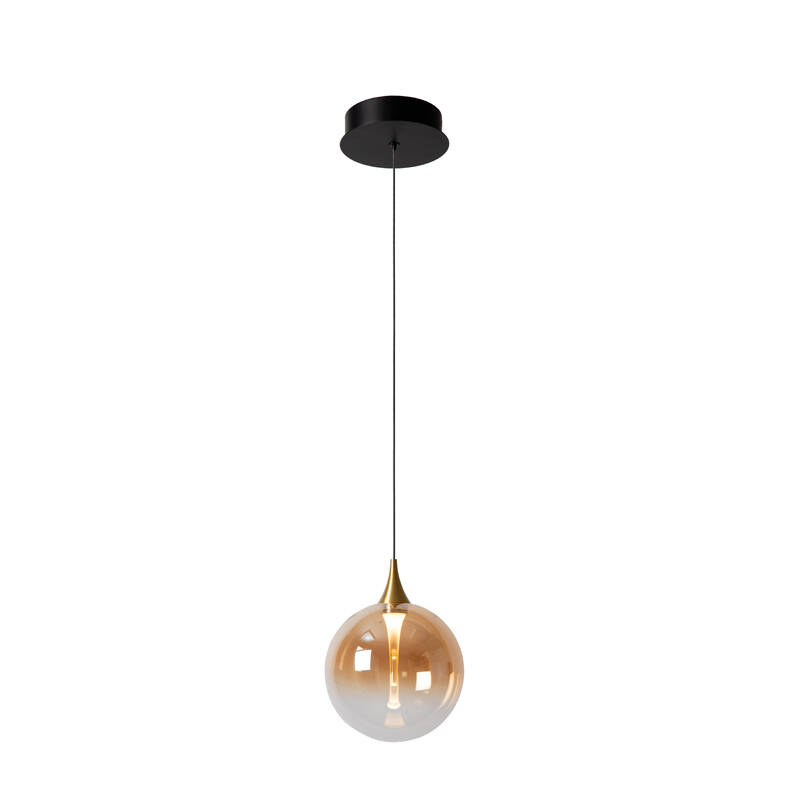Image of Lucide Gisela LED Glass Ceiling Pendant Light