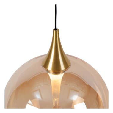 Image of Lucide Gisela LED Glass Ceiling Pendant Light