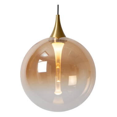 Image of Lucide Gisela LED Glass Ceiling Pendant Light