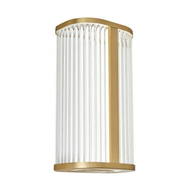 Image of Forum Nayru LED Glass Flush Wall Light