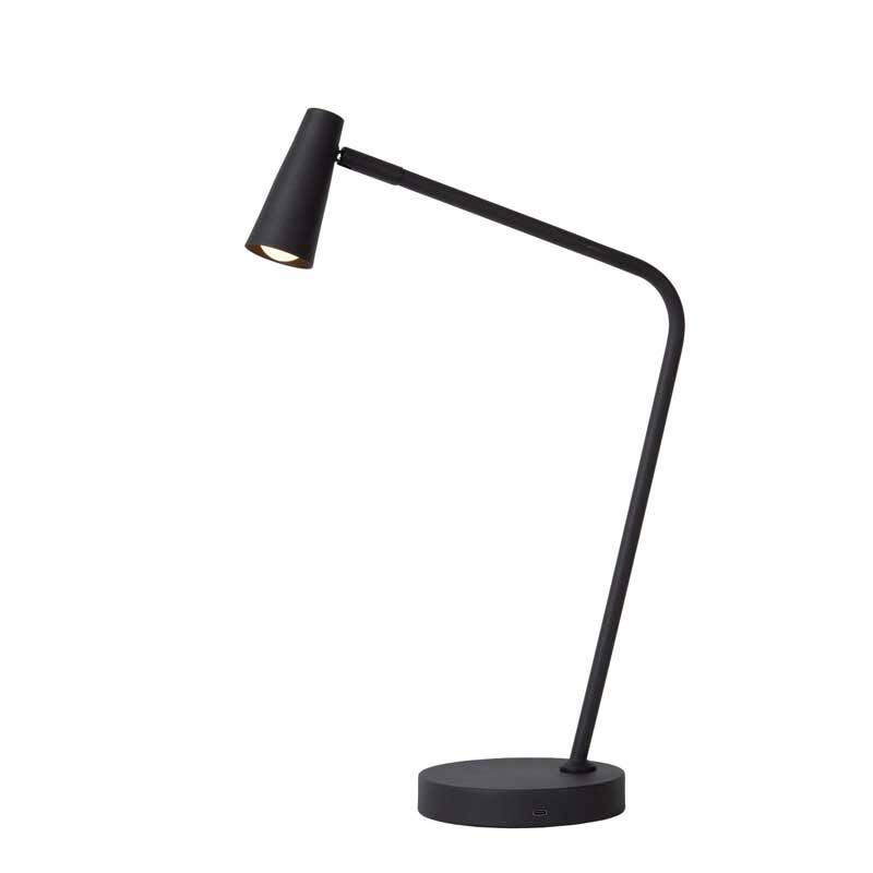 Image of Lucide Stirling USB Rechargeable Touch Desk Lamp