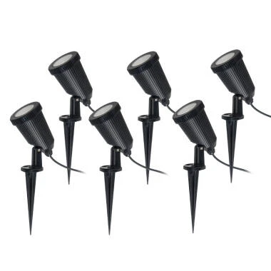 Image of EasyFit Remote 12V Garden Lights - Ash LED Spotlight Kit