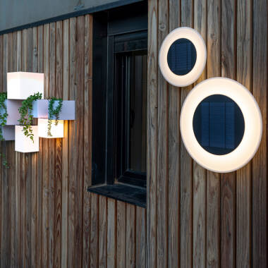 Image of Newgarden Wally 27 Solar LED Outdoor Wall Light