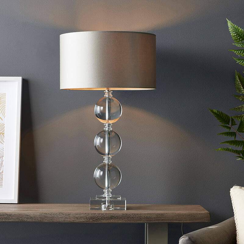 Image of Luxia Como Tall Crystal Table Lamp