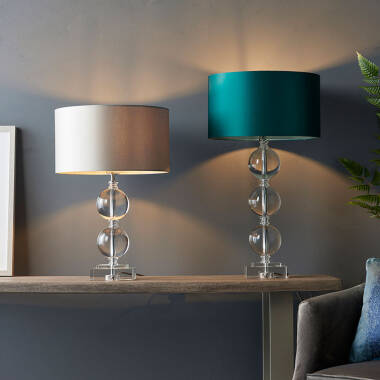 Image of Luxia Como Tall Crystal Table Lamp