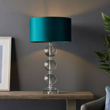 Image of Luxia Como Tall Crystal Table Lamp