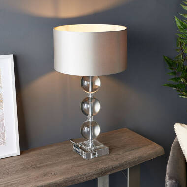 Image of Luxia Como Tall Crystal Table Lamp