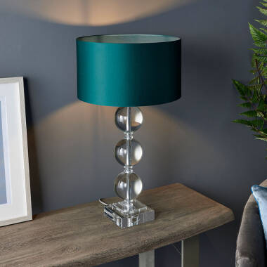 Image of Luxia Como Tall Crystal Table Lamp