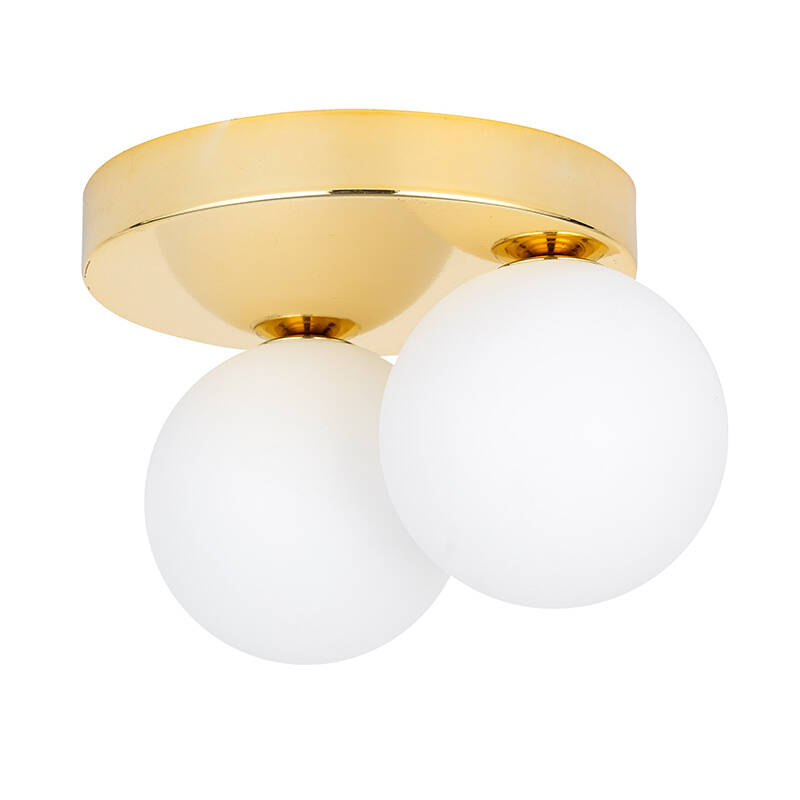 Image of Edit Bianca 2 Light Flush Ceiling Light