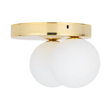 Image of Edit Bianca 2 Light Flush Ceiling Light