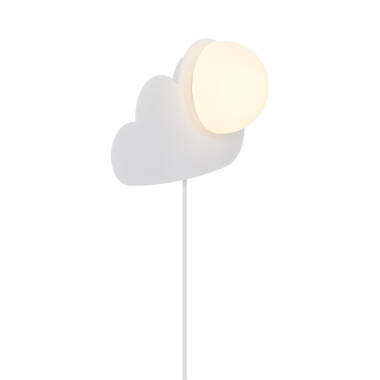 Image of Nordlux Skyku Cloud Flush Wall Light With Plug