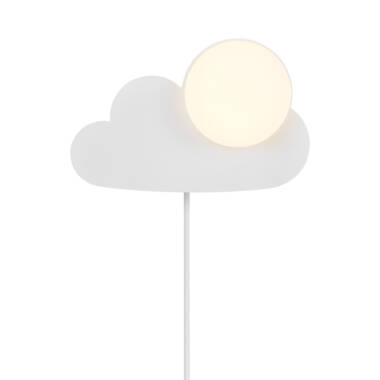 Image of Nordlux Skyku Cloud Flush Wall Light With Plug