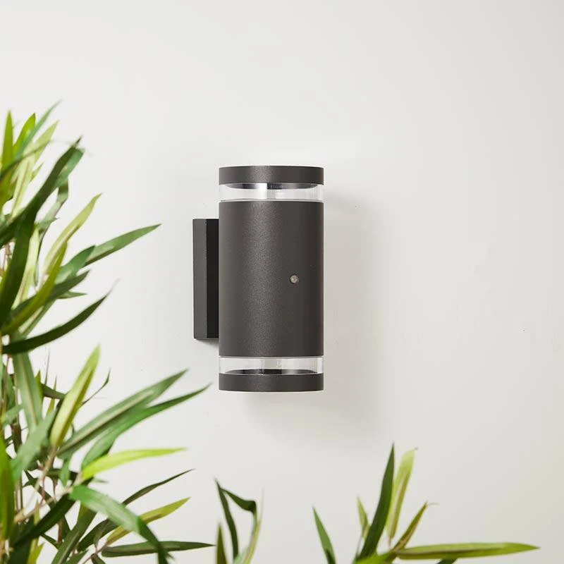 Image of Edit Dez Outdoor Up & Down Wall Light with Dusk to Dawn Sensor