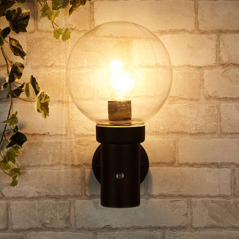 Image of Edit Optic Outdoor Wall Light with Dusk to Dawn Sensor