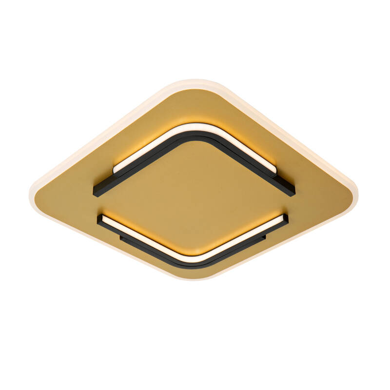 Image of Lucide Andreas LED Square Flush Ceiling Light