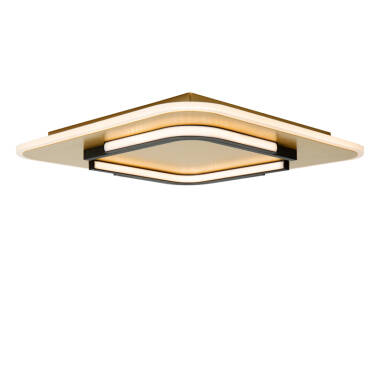 Image of Lucide Andreas LED Square Flush Ceiling Light