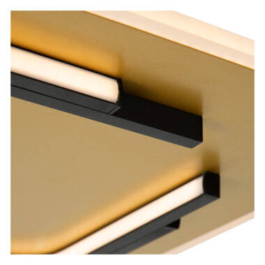Image of Lucide Andreas LED Square Flush Ceiling Light