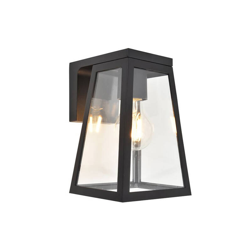 Image of Lutec Fia Solar LED Outdoor Lantern Wall Light