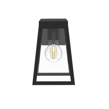 Image of Lutec Fia Solar LED Outdoor Lantern Wall Light