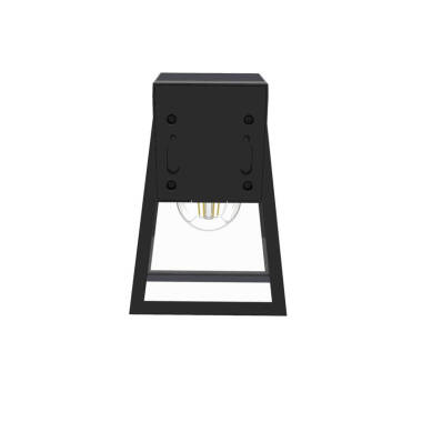 Image of Lutec Fia Solar LED Outdoor Lantern Wall Light