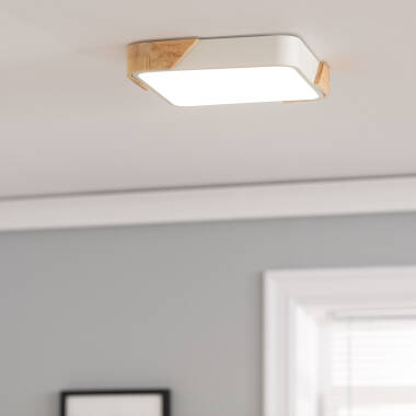 Edit Dari Square 18W Selectable LED Flush Ceiling Light