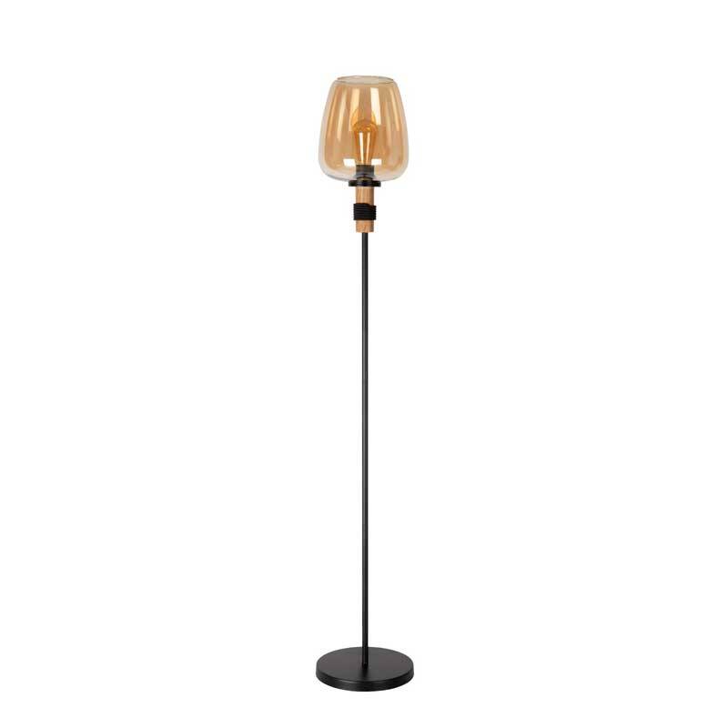 Image of Lucide Ilona Glass Floor Lamp
