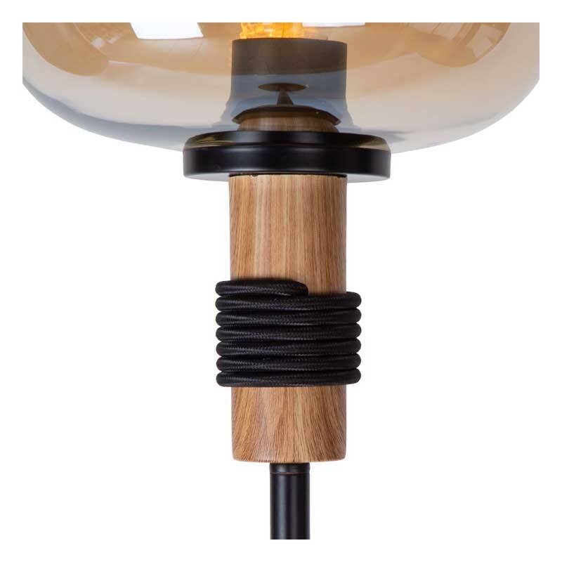 Image of Lucide Ilona Glass Floor Lamp