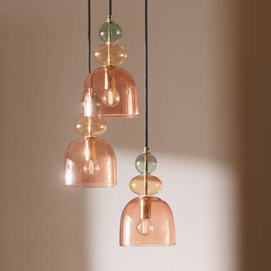 Edit Baudelaire Glass 3 Light Cluster Ceiling Pendant