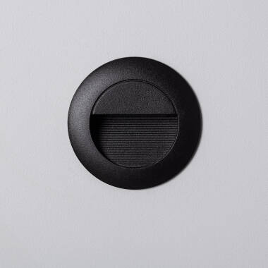 Image of Edit Wabi 3W Round LED Recessed Outdoor Wall Light