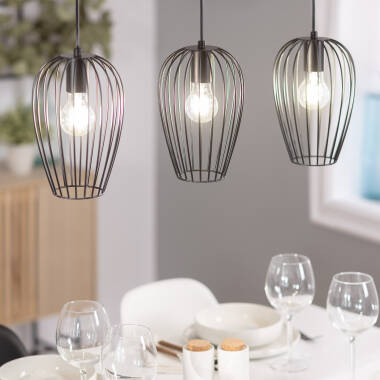 Image of Edit Telmi 3 Light Bar Ceiling Pendant Light