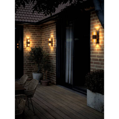 Image of Nordlux Coastal Aludra Outdoor Up & Down Wall Light