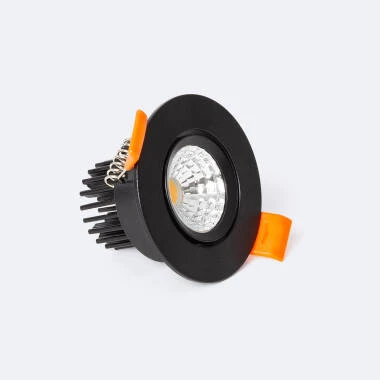 Round Expert Colour 5W COB LED Adjustable Downlight Cutout 55mm
