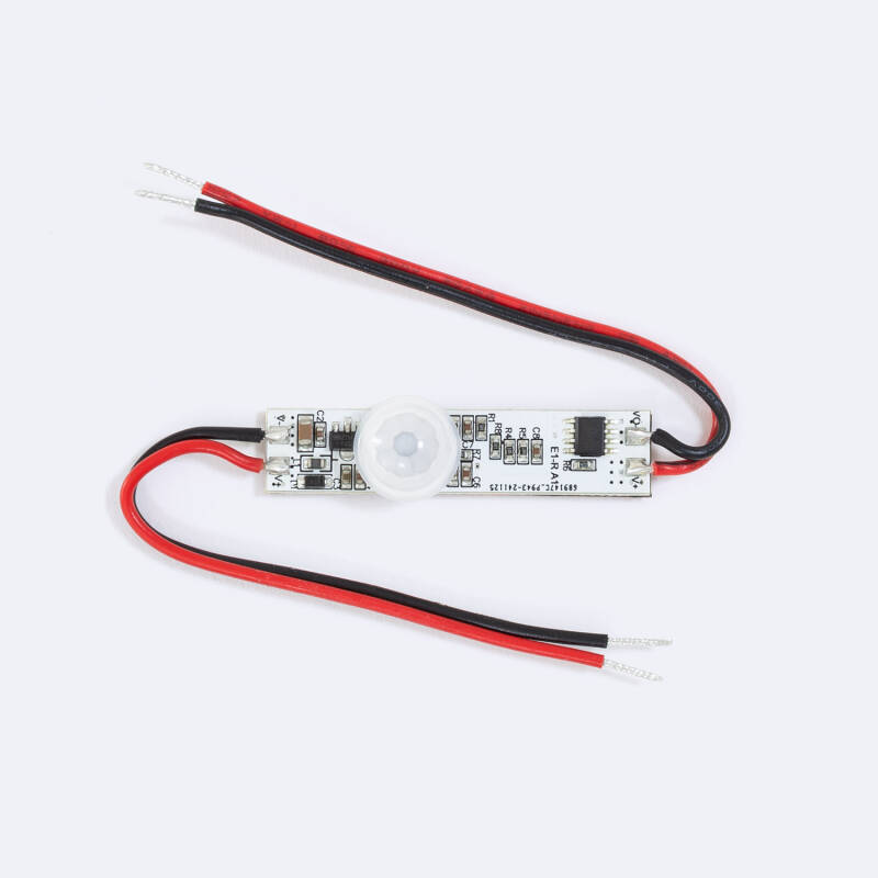 Image of Mini 120º PIR Motion Detector 12/24V DC Monochrome LED Strips