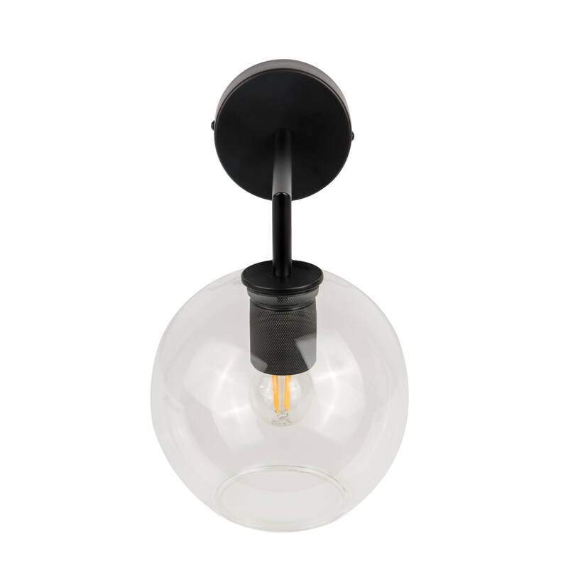 Image of Westport Knurl Glass Wall Light