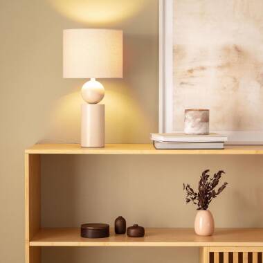 Image of Edit Rahma Tall Ceramic Table Lamp