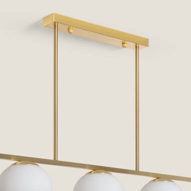 Image of Edit Boqor 5 Light Semi-Flush Bar Ceiling Pendant