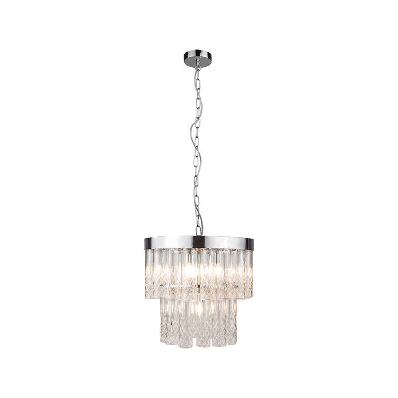 Image of Wisteria Dalia Clear Glass Chandelier