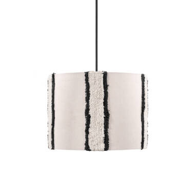 Image of Khudi & Khora Hemp Tufted Ceiling Pendant Shade
